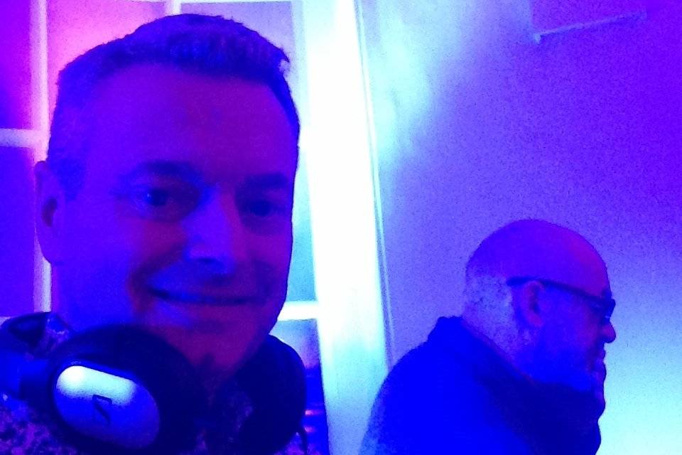 Nick Campbell at a wedding DJ event